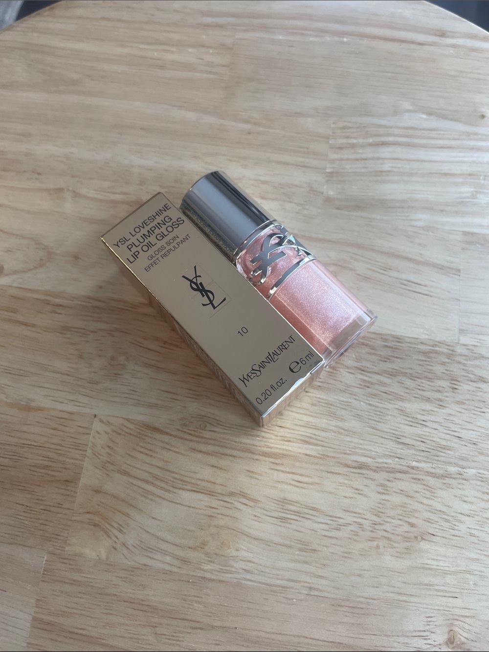 Yves Saint Laurent Sheer Shimmer Lip Gloss - Pale Pink